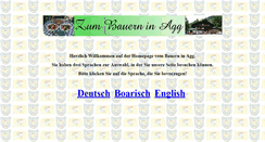 Desktop Screenshot of bauern-agg.de